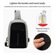 thumbnail image 4 of XWSHYW Contenedores de Almacenamiento Mochila de Viaje de Ocio para Hombres y Mujeres Puerto de Carga Usb, Bolso Bandolera para Hombro y El Pecho, 4 of 6