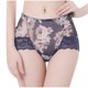 thumbnail image 2 of Puntoco Ropa interior para mujer, calzoncillos con estampado de flores, encaje, cintura media, alta elasticidad, realce de glúteos, bragas Cultivate Oneself, 2 of 3
