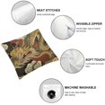 thumbnail image 4 of Nawypu Chinoiserie Dragon Gold Oriental Style Pillow Covers Asian Style Throw Pillow Cover Colorful Pillow Case Animal Cushion Cover Home Decor for Couch Sofa Bed Car,Set of 2, 4 of 6