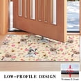 thumbnail image 3 of Yorkie Dog and Flower Florals Door Rugs,Washable Non Slip Door Mats Indoor,Decorative Door Mats,Entry Mat Indoor for Entrance,Bedroom,Kitchen,Bathroom,17"x30", 3 of 6