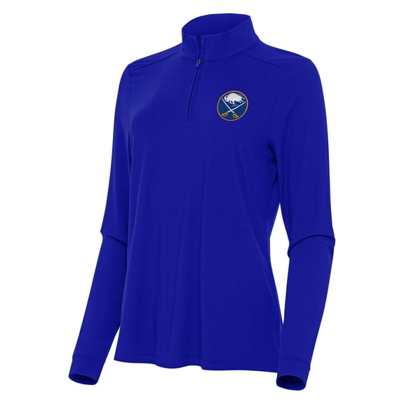 Women's Antigua Royal Buffalo Sabres Intent Quarter-Zip Top