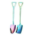 thumbnail image 2 of Mini Shovel Spoon, 15cm Length Shovel Spoon Set Stainless Steel  for Outdoor Titanium,Colorful, 2 of 8