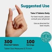 Micro Ingredients Glucosamine Chondroitin MSM & Turmeric 4,000mg, 300 Bisected Tablets | 7-in-1 Formula for Joint Health & Mobility Support