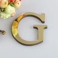 thumbnail image 2 of Gold Decor, Wall Letters Decor, 6 In, Mirrored Finish, Gold Letter Decor, Indoor Living Space, Gold Hue, 1 Pc, 2 of 2
