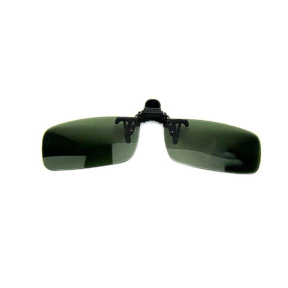 Ruanlalo Polarized Lens Anti Glare UV Block Clip-on Flip-up Sunglasses Driving Glasses