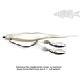 thumbnail image 6 of Harmony Fishing  Twin Blade Slip-On Spinner Blades for Fishing Lures/jigs 6 Pack Willow Silver, 6 of 9