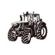 thumbnail image 2 of Injueey Pegatinas decorativas para la pared del tractor: impermeables y no se caen fácilmente Pegatina para la pared del tractor negro Type3 NO3, 2 of 6