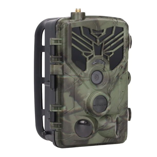 Cámara De Detección De Movimiento De Caza, Cámara De Rastreo De Caza Con Visión Nocturna Infrarroja Para Exteriores 4G Cámara De Rastreo Activada Por Movimiento HD De 30MP Para Monitoreo De Seguridad