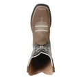 thumbnail image 4 of Men's Nubuck Leather Embroidered Design Rodeo Cowboy Boots 'El General' 51113, 4 of 7
