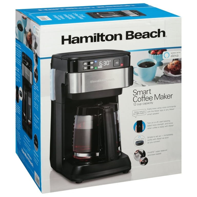 Hamilton Beach Smart 12-Cup Coffee Maker with Alexa - 49350