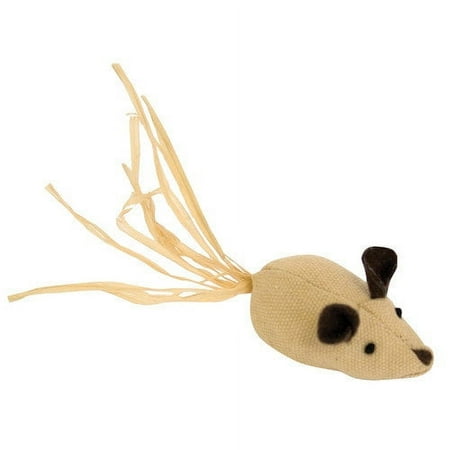 Play-N-Squeak Play-N-Squeak RaffiaMouse Cat Toy (Set of 2)