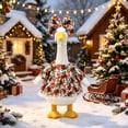 thumbnail image 4 of Sruoe Christmas Porch Goose Outfits, 23" Porch Goose Clothes for Lawn Yard and Patio Decoration, Lawn Goose Clothing for Cement Goose Lawn Goose Outfit, Garden Goose Costume, 4 of 9