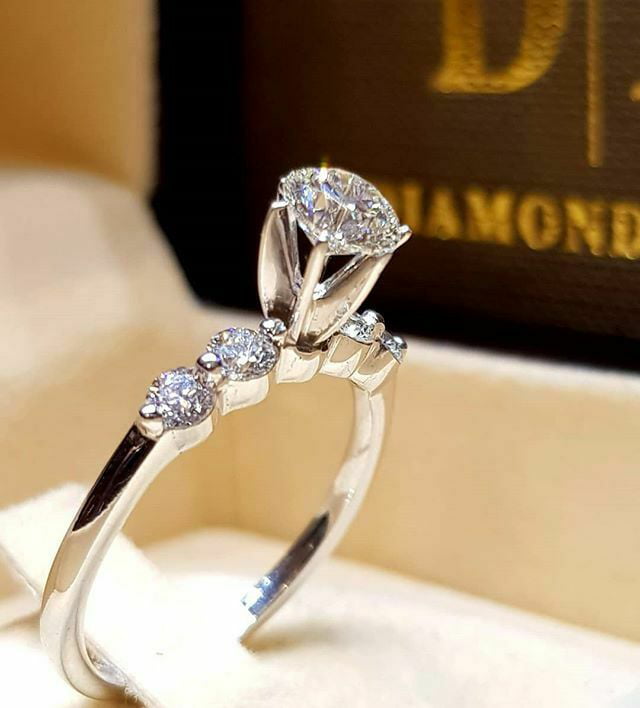 Infinity 925 Silver Women Wedding Rings White Sapphire Fashion Jewelry Size 6-10 