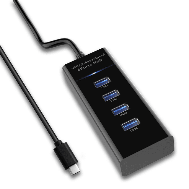 Adaptador SatelliteSale USB TIPO C A 4X USB 3.0 Tipo A Puertos femeninos Superspeed
