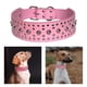 thumbnail image 3 of Collar de Cachorros Zulema 5cm de Espesor Cuero PU Rosa, 3 of 8