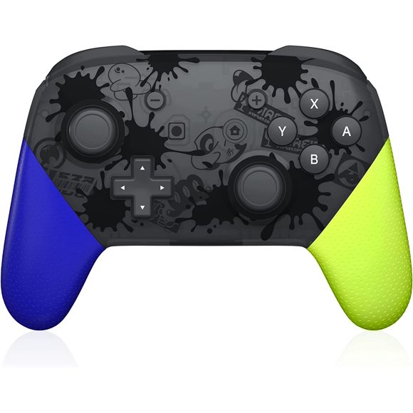 Switch Pro Controller, Wireless Switch Pro Controller Splatoon 3 Edition Compatible with Switch/Switch Lite/Switch OLED, Remote Joystick Gamepad Support Turbo/Vibration/Screenshot/Wake Up