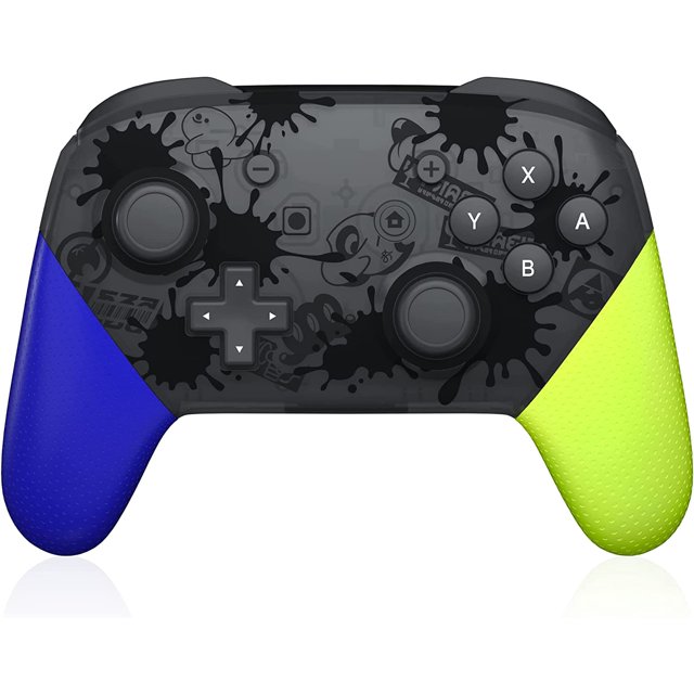 Switch Pro Controller, Wireless Switch Pro Controller Splatoon 3 Edition Compatible with Switch/Switch Lite/Switch OLED, Remote Joystick Gamepad Support Turbo/Vibration/Screenshot/Wake Up
