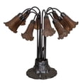 thumbnail image 5 of 14369 Meyda 22"H Amber Pond Lily 10 Lt Table Lamp, 5 of 6