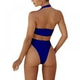 thumbnail image 3 of Traje de baño monokini de una pieza con corte alto y cintura alta para mujer, 3 of 8