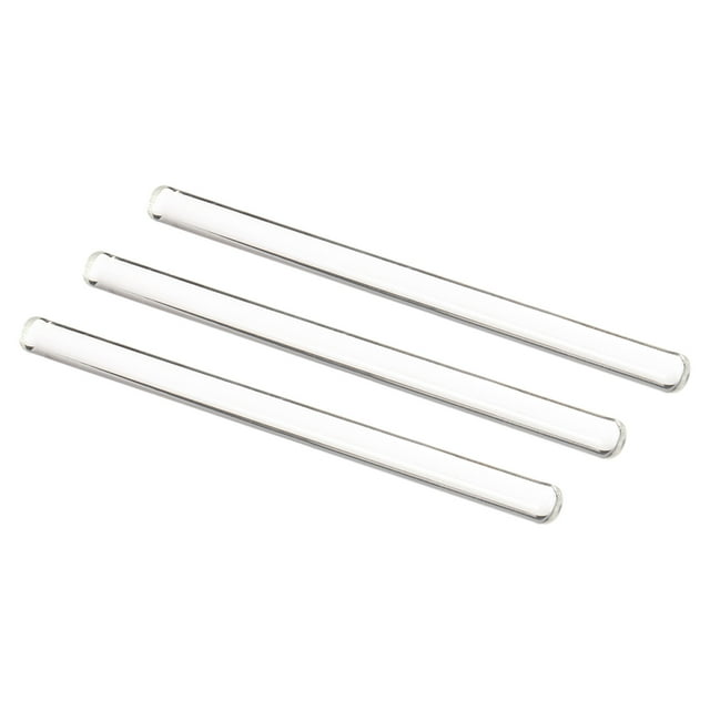 Unique Bargains 3.3 Borosilicate Glass Stick 5.91' Length 10mm Dia Stir Rod Round for Lab Kitchen Science 3Pcs
