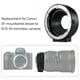 thumbnail image 5 of Irfora Adaptador de montaje de lente de enfoque automático Reemplazo del tubo de extensión del anillo para la lente Canon EF EF-S a las cámaras Canon EOS M2 M3 M5 M6 M10 M50 M100 M-Mount Irfora Adaptador de lente, 5 of 7