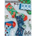 thumbnail image 2 of Kalon 6 Pack Women's Christmas Crew Socks Gift Set (6-9, Classic Christmas), 2 of 7