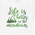 thumbnail image 4 of Inktastic Life's Better Mountains Girls Baby Bodysuit, 4 of 5