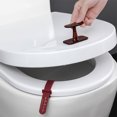 thumbnail image 5 of SAYOO Cubierta de asiento de inodoro Manija de elevación autoadhesiva Manija de elevador de tapa de inodoro Evite tocar directamente los gérmenes Dispositivos de baño antisuciedad SAYOO Moderno diseño moderno, 5 of 5