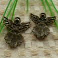 thumbnail image 2 of K-KED 120 Pcs Bronze Plated Angel Charms Pendant 26X24MM S4309 DIY Delicate Jewelry Making, 2 of 3