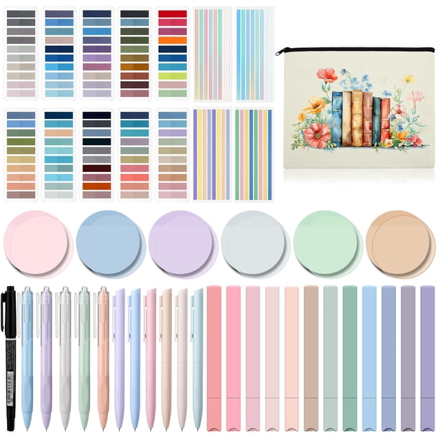 Kit de anotaciones para libros Trandraft con 2640 pestañas adhesivas y 300 notas adhesivas
