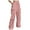 Pink, variant on hotojiny Womens Cargo Sweatpants High Waisted Drawstring Casual Pants with 4 Pockets Wide Leg Baggy Athletic Trousers