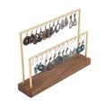 thumbnail image 6 of Milageto Earring Ear Studs Display Storage Rack Wood Base for Desk Tabletop Versatile, 6 of 8