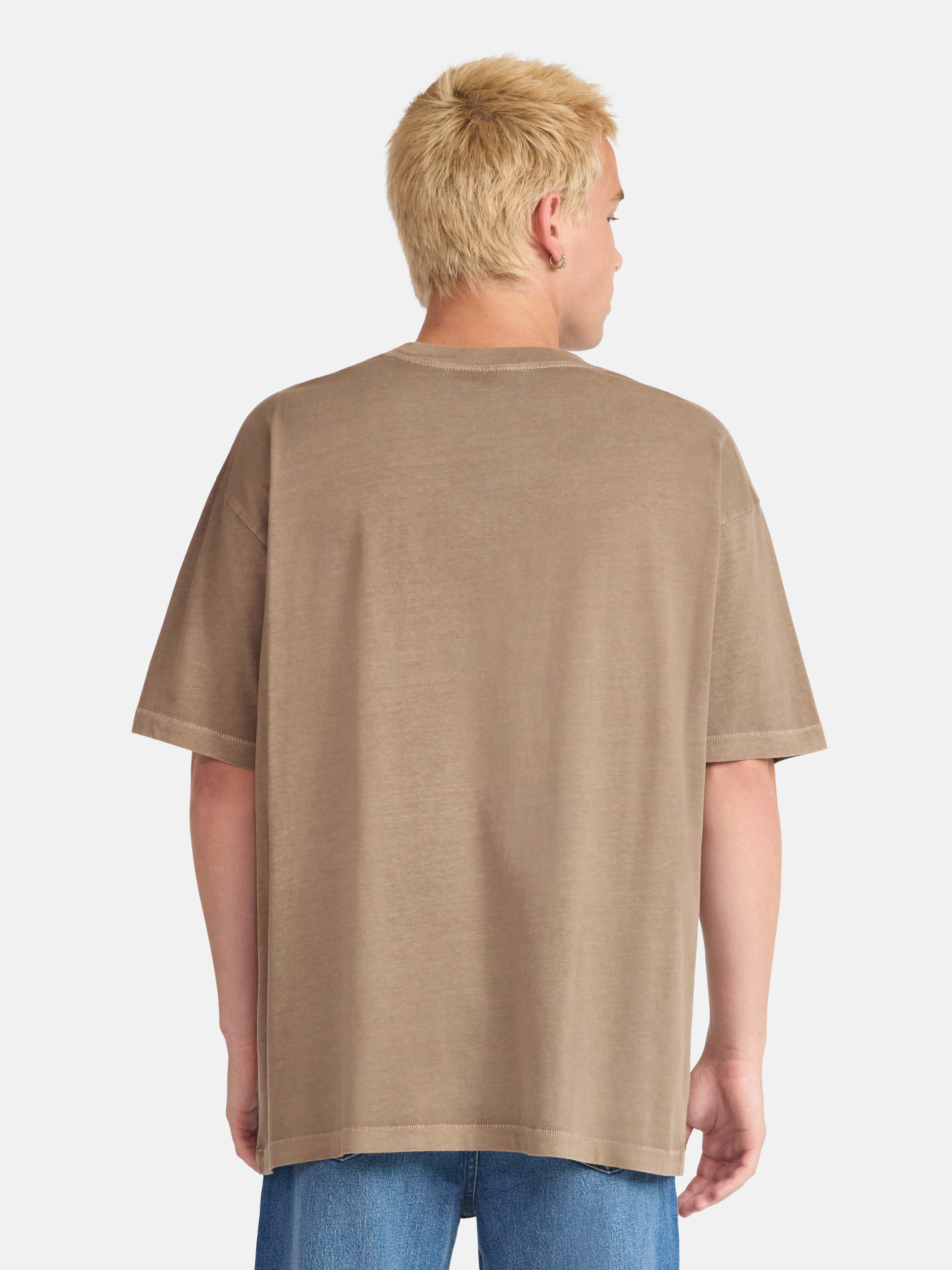 No Boundaries All Gender Cotton Oversized Tee, 2-Pack, Men's & Big Men's Sizes XS-5XL