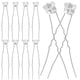 thumbnail image 2 of Rhinestone Hair Stick 10Pcs Silver with Smooth Edges Hair Accessories for Girls, 2 of 5