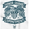 thumbnail image 2 of US Navy Logo Honor Courage Commitment Women's T Shirt Ladies Tee Brisco Brands L, 2 of 5