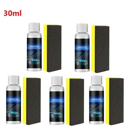 

2024 Upgrade Car Headlight Repair Fluid Car Lamp Crystal Plating Refurbishment Repair Agent tool Car Headlight Coating Refurbishment Repair Agent 30ml 2pcs/3pcs/4pcs/5pcs