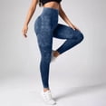 thumbnail image 6 of Stephy Butt Lifting Leggings for Women Workout Tummy Control Compresssion No Front Seam Scrunch Booty Women's Yoga Pants Dark Blue, 6 of 6