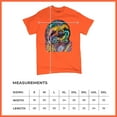 thumbnail image 5 of Tee Hunt Dean Russo Cute Lazy Sloth T-Shirt Funny Wild Life Colorful Men's Tee, Orange, X-Large, 5 of 5