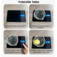 thumbnail image 2 of Báscula Digital de Cocina 15kg, Precisión 1g, Vidrio Templado Impermeable, USB Recargable, 5 Unidades, 2 of 4