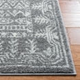 thumbnail image 4 of SAFAVIEH Tulum Flint Distressed Southwestern Area Rug, 6' x 9', Dark Grey/Ivory, 4 of 9