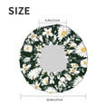 thumbnail image 6 of Disketp White Daisies And Bee Shower Caps,Reusable Shower Cap For Women, Double Layer Waterproof Hair Cap, Large Size For All Hair Lengths,For Girls Spa Home Salon Use, 6 of 9