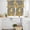 Black Yellow, variant on Gnomes Kitchen Curtains Sets for Windows 36 Inch Length, Vintage Yellow Sunflower Summer Bee Grey Plaid Rod Pocket Window Treatments Tier Curtains and Valances Set for Bedroom/Bathroom
