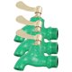 thumbnail image 2 of 3pcs Outdoor Faucet Laundry Tub Faucet Wall Mount Mop Pool Tap 3/4 inch Faucet, 2 of 5