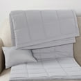 thumbnail image 5 of Mainstays Solid Full, Queen Down Alternative Blanket in Gray, 5 of 7