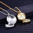thumbnail image 4 of Balón de fútbol con dije para zapato, regalo para fanáticos de los deportes para el collar deportivo de la Copa del Mundo para hombres y niños, 4 of 5