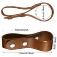 thumbnail image 2 of 2 Pcs Sangle de Taille en Cuir pour Fouet Équestre, 2 of 8