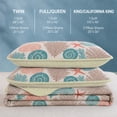 thumbnail image 7 of Davulos Bedspreads for Twin Size Beds,2-Piece Coral Coastal Quilt Sets Soft Lightweight Beach Bedding Nautical Coverlet Summer Comforter Set for All Season, 7 of 7