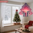 thumbnail image 4 of Stylish Metal Hanging Christmas Tree Wind Spinner - Concentric Lines Festive Candles Floral Accents - Perfect for Yard & Garden Decor, 4 of 7