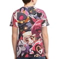 thumbnail image 2 of Hazbin Hotel Comedy Animated Teen T-Shirt Crewneck Short Sleeve Double-Sided Print Summer Tee Shirts Top For Youth Boys Girls Children X-Small, 2 of 7