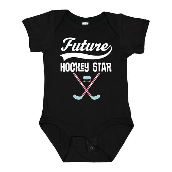 Inktastic Hockey Star Future Boys or Girls Baby Bodysuit